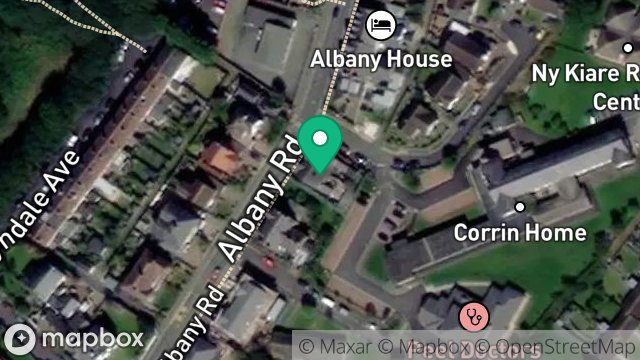 Map showing 23, ALBANY ROAD, PEEL, ISLE OF MAN, IM5 1JR