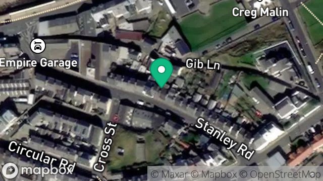 Map showing 28, STANLEY ROAD, PEEL, ISLE OF MAN, IM5 1NY