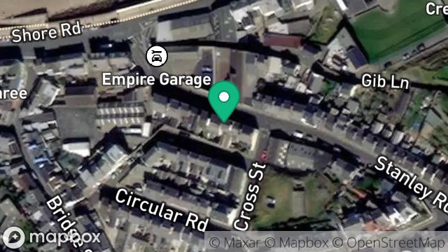 Map showing 9A, STANLEY ROAD, PEEL, ISLE OF MAN, IM5 1NX
