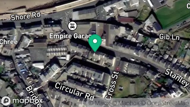 Map showing 11, STANLEY ROAD, PEEL, ISLE OF MAN, IM5 1NY