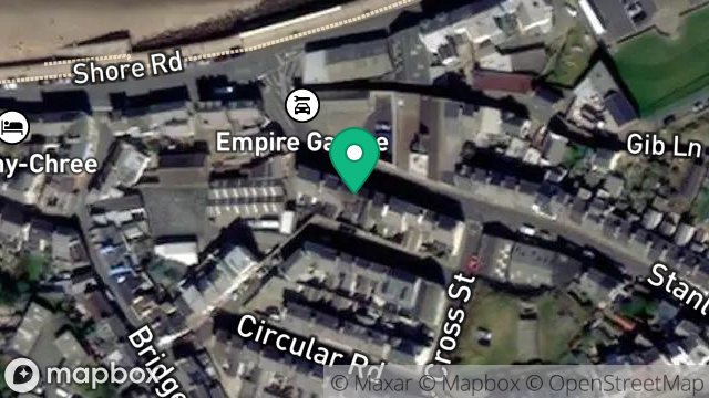 Map showing 15, STANLEY ROAD, PEEL, ISLE OF MAN, IM5 1NY