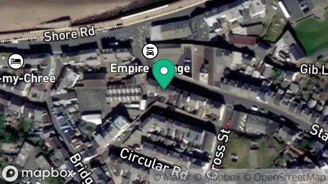 Map showing 17, STANLEY ROAD, PEEL, ISLE OF MAN, IM5 1NY