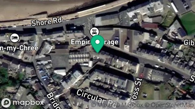 Map showing 19, STANLEY ROAD, PEEL, ISLE OF MAN, IM5 1NY