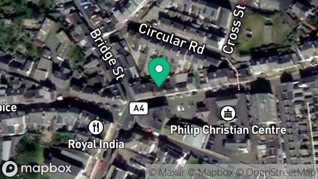 Map showing 3, CHRISTIAN STREET, PEEL, ISLE OF MAN, IM5 1NW