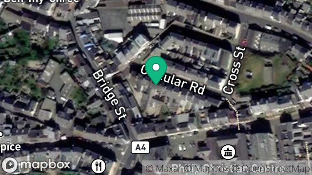 Map showing 8, CIRCULAR ROAD, PEEL, ISLE OF MAN, IM5 1ND