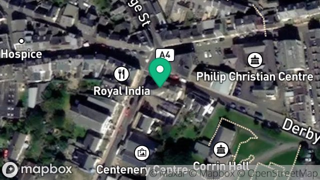 Map showing 28, ATHOLL STREET, PEEL, ISLE OF MAN, IM5 1HQ