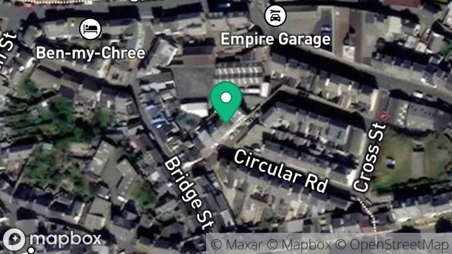 Map showing 5, STANLEY MOUNT, PEEL, ISLE OF MAN, IM5 1NE