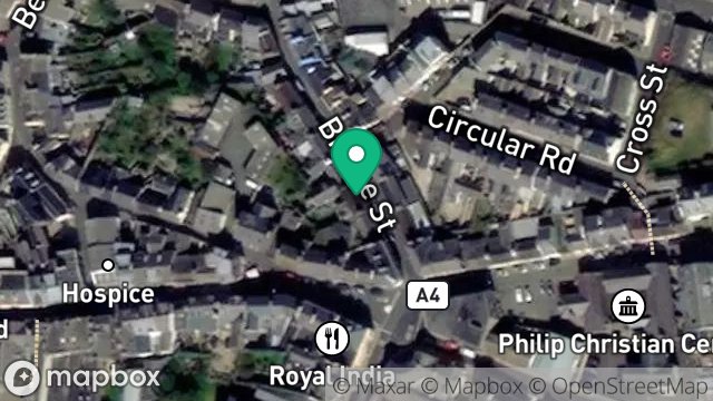 Map showing 7, BRIDGE STREET, PEEL, ISLE OF MAN, IM5 1NB