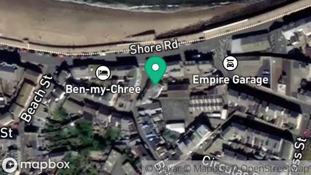 Map showing 32, BRIDGE STREET, PEEL, ISLE OF MAN, IM5 1NQ