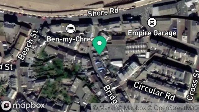Map showing 24, BRIDGE STREET, PEEL, ISLE OF MAN, IM5 1NF