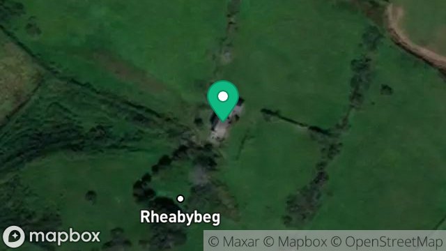 Map showing RABY BEG, MAIN ROAD, GLEN MAYE, ISLE OF MAN, IM5 3AU