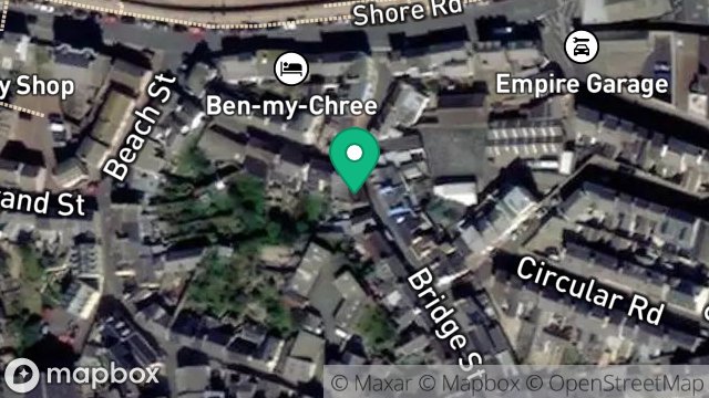 Map showing 17, BRIDGE STREET, PEEL, ISLE OF MAN, IM5 1NF