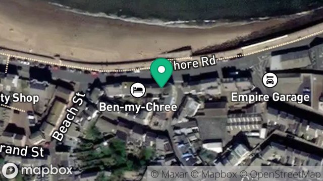 Map showing 25, SHORE ROAD, PEEL, ISLE OF MAN, IM5 1NH