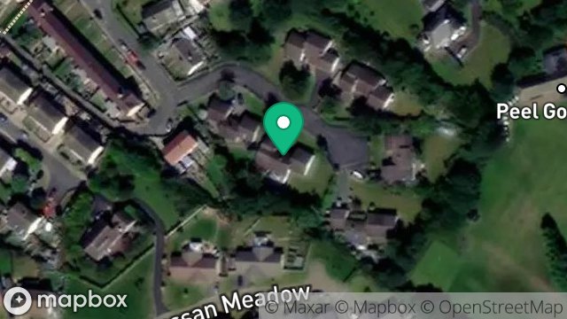Map showing 5, LINKS CLOSE, PEEL, ISLE OF MAN, IM5 1DG