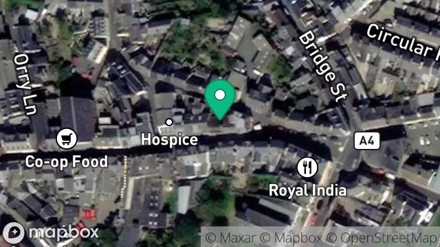 Map showing G G BAKERY, 37, MICHAEL STREET, PEEL, ISLE OF MAN, IM5 1HD