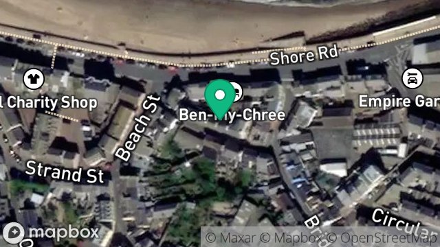 Map showing 6, DUKE STREET, PEEL, ISLE OF MAN, IM5 1NG