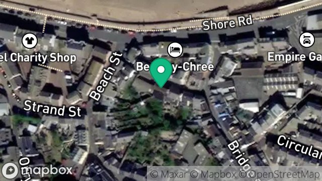 Map showing JOINERS WORKSHOP, DUKE STREET, PEEL, ISLE OF MAN, IM5 1NG