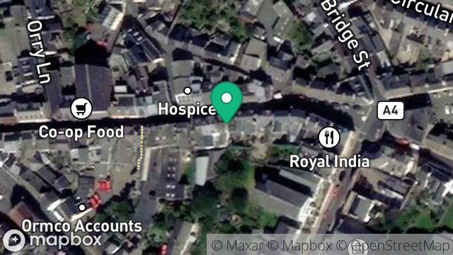 Map showing MITCHELL NEWSAGENTS, 38, MICHAEL STREET, PEEL, ISLE OF MAN, IM5 1HD