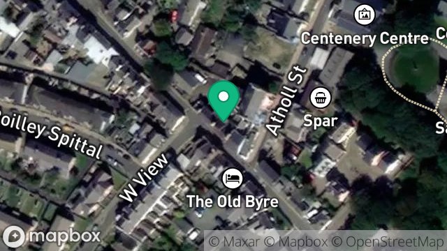 Map showing 55, DOUGLAS STREET, PEEL, ISLE OF MAN, IM5 1BD