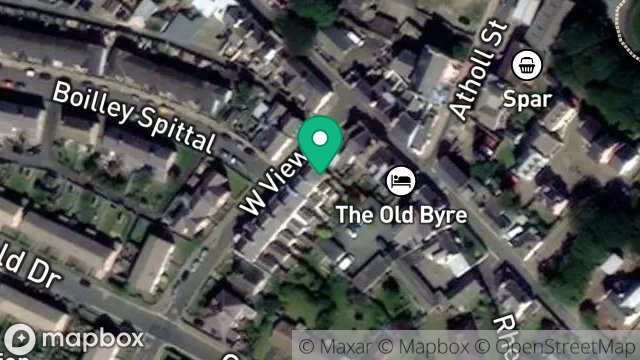 Map showing 3, WEST VIEW, PEEL, ISLE OF MAN, IM5 1BN