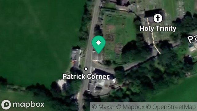 Map showing SUNNYVIEW, PATRICK CORNER, PATRICK VILLAGE, ISLE OF MAN, IM5 3AL