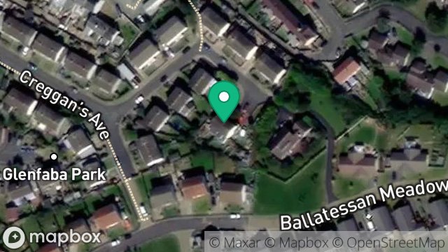 Map showing 14, CORRINS WAY, PEEL, ISLE OF MAN, IM5 1DF