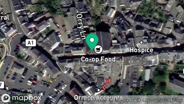 Map showing 11, MICHAEL STREET, PEEL, ISLE OF MAN, IM5 1HB