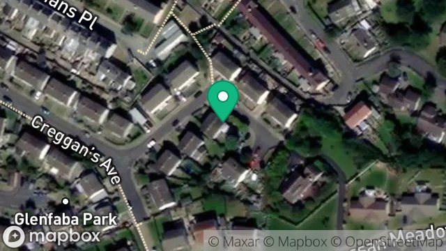 Map showing 12, CORRINS WAY, PEEL, ISLE OF MAN, IM5 1DF
