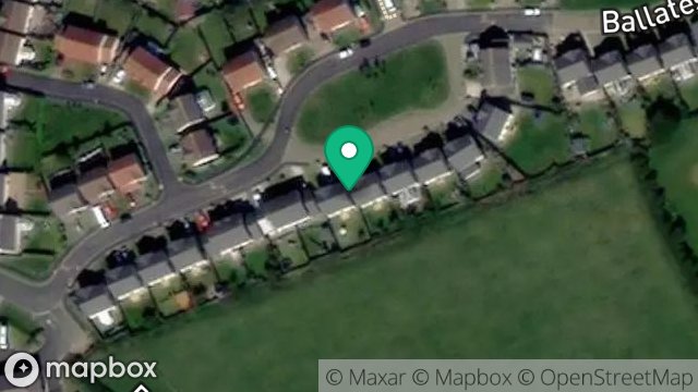 Map showing 18, BALLATESSAN MEADOW, PEEL, ISLE OF MAN, IM5 1DU