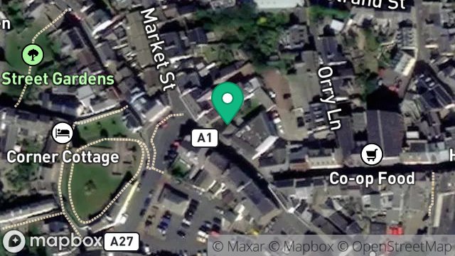 Map showing 3, DOUGLAS STREET, PEEL, ISLE OF MAN, IM5 1BA