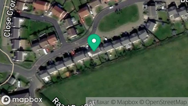 Map showing 14, BALLATESSAN MEADOW, PEEL, ISLE OF MAN, IM5 1DU