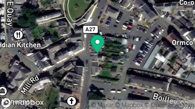 Map showing 7, PATRICK STREET, PEEL, ISLE OF MAN, IM5 1BP