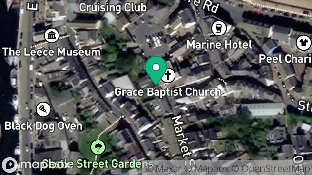 Map showing 19, MARKET STREET, PEEL, ISLE OF MAN, IM5 1AD