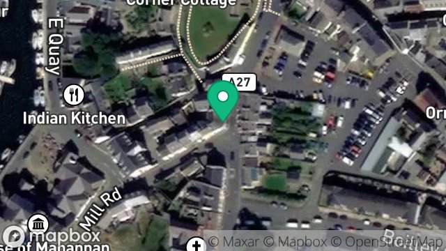 Map showing 6, PATRICK STREET, PEEL, ISLE OF MAN, IM5 1AZ