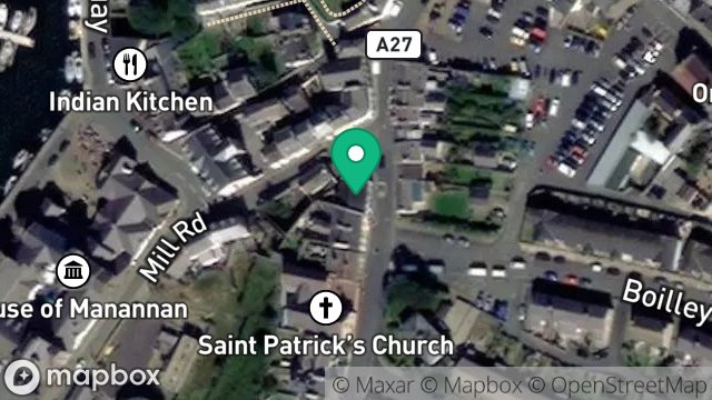 Map showing WELLBROW, 10, PATRICK STREET, PEEL, ISLE OF MAN, IM5 1BR