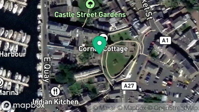 Map showing 3, CHURCH LANE, PEEL, ISLE OF MAN, IM5 1AW