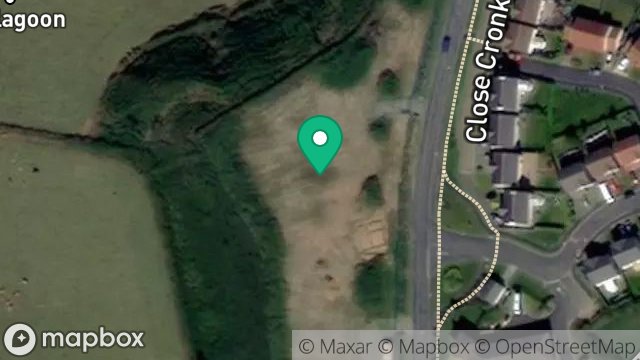 Map showing FIELD 311788 ADJACENT TO BRICKWORKS ENTRANCE, GLENFABA ROAD, PEEL, ISLE OF MAN, IM5 1DW
