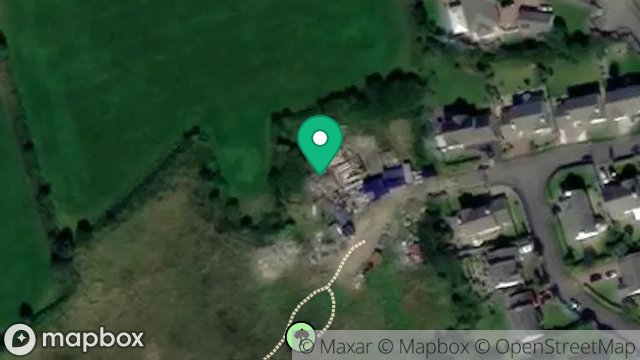 Map showing 33, CRONK CULLYN, COLBY, ISLE OF MAN, IM9 4PS