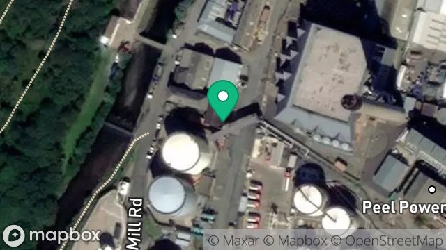 Map showing MILL HOUSE, MILL ROAD, PEEL, ISLE OF MAN, IM5 1TB