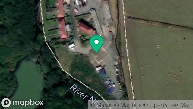 Map showing INDUSTRIAL PLOT, CLOSE CHIARN, PEEL, ISLE OF MAN, IM5 1TB