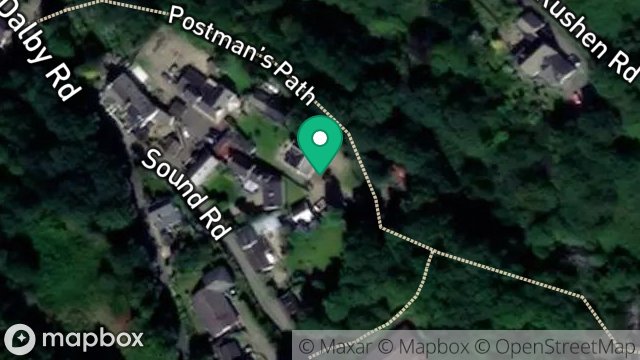 Map showing SITE ADJACENT TO, BALLACHRINK FARM, SOUND ROAD, GLEN MAYE, ISLE OF MAN, IM5 3BJ