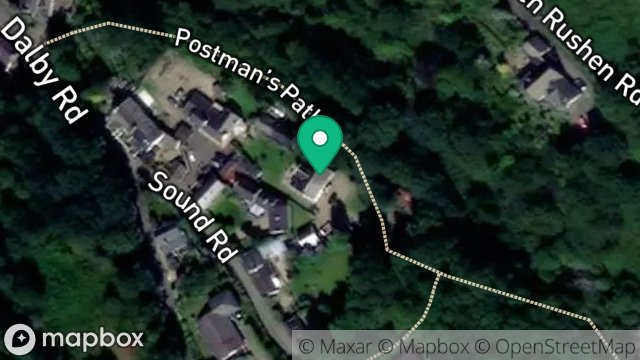 Map showing BALLACHRINK MOOAR, SOUND ROAD, GLEN MAYE, ISLE OF MAN, IM5 3BJ