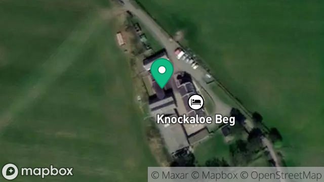 Map showing THE STABLES, KNOCKALOE BEG FARM, KNOCKALOE BEG LANE, RAGGATT, PEEL, ISLE OF MAN, IM5 3AQ