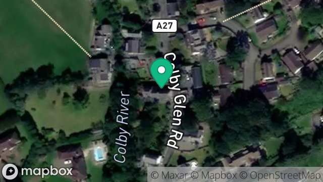 Map showing MILLCROFT, GLEN ROAD, COLBY, ISLE OF MAN, IM9 4NY