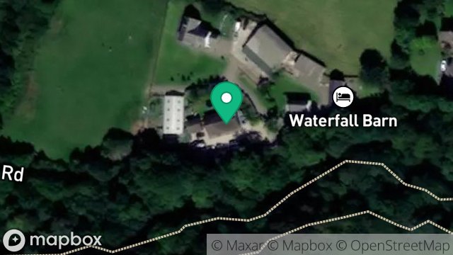 Map showing CASA CASCADA, SHORE ROAD, GLEN MAYE, ISLE OF MAN, IM5 3BG