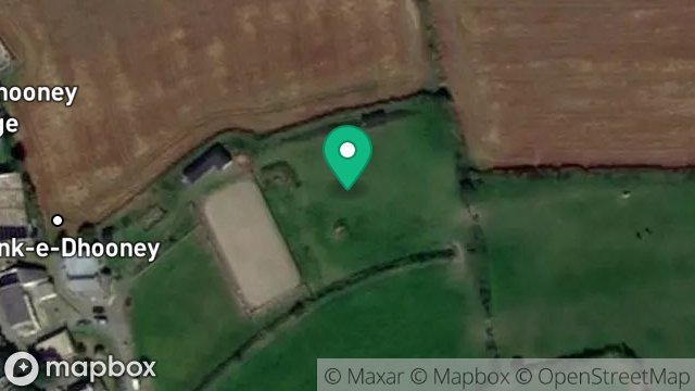Map showing FIELD 410341, CRONK Y DHOONEY, BALLAKILPHERIC, COLBY, ISLE OF MAN, IM9 4BS