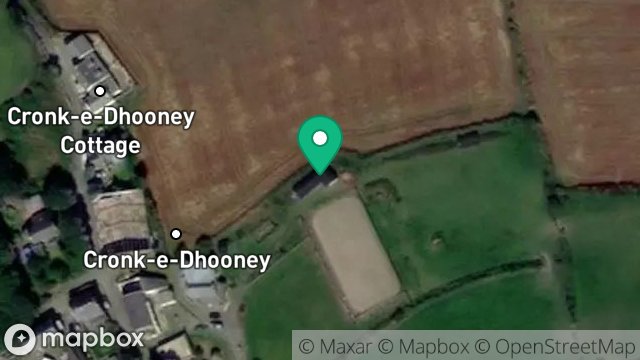 Map showing AGRICULTURAL BUILDING, ROBIN HILL FARM, CRONK Y DHOONEY, BALLAKILPHERIC, COLBY, ISLE OF MAN, IM9 4BS