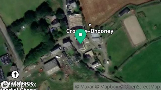 Map showing ROBIN HILL FARM, CRONK-Y-DHOONEY, BALLAKILPHERIC, COLBY, ISLE OF MAN, IM9 4BS