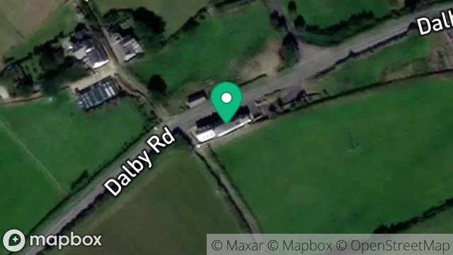 Map showing CRONK MOAR HOUSE, DALBY, ISLE OF MAN, IM5 3BW