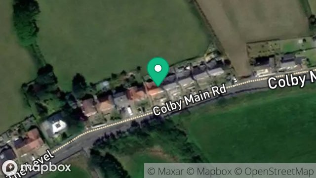 Map showing MOUNT PLEASANT, MAIN ROAD, COLBY, ISLE OF MAN, IM9 4AE